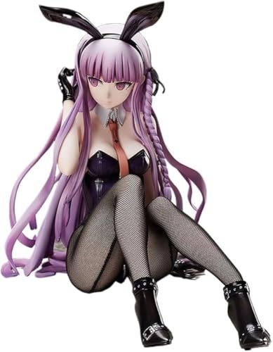 NOPQRZTU Ecchi Anime Figuren Hentai Figur Action Lila Langhaar Kaninchen Mädchen Figur Cartoon Spielzeug Figuren Niedlich Mädchen Anime Girls Collection Figure Toy Cartoon Collection 23cm (Hardware) von NOPQRZTU