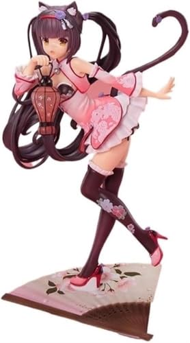 NOPQRZTU Ecchi Anime Figuren Hentai Figur Actionfigur Cartoon Figuren/Niedliche Mädchen Anime Girls Collection Figure Toy Cartoon Figuren 24cm/9.4 Zoll (Chocola) von NOPQRZTU