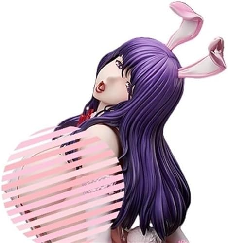 NOPQRZTU Ecchi-Figur 1/4 Bunny Girl Hentai-Figur Abnehmbare Kleidung nsfw Anime-Mädchen-Figur Süßes Puppendekor-Modell Cartoon Anime-Mädchen-Sammlung 29 cm (weiche Brust) von NOPQRZTU