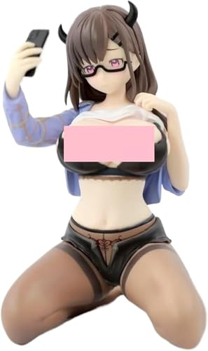 NOPQRZTU Ecchi Figur Hentai Figur Nsfw Anime Girl Figur Niedliche Puppe Dekor Modell Cartoon Anime Girl Collection 14,77 cm von NOPQRZTU