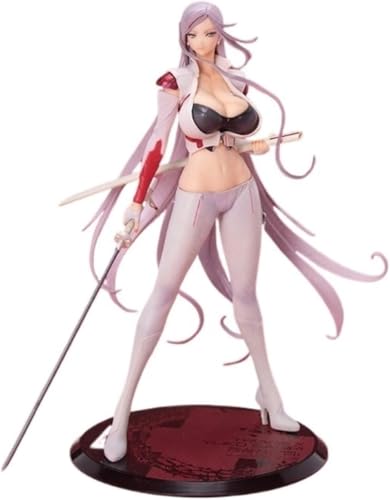 NOPQRZTU Ecchi Figur Hentai Figur Nsfw Anime Mädchen Figur Niedliche Puppe Dekor Modell Cartoon Anime Girl Collection 27 cm (Weiß) von NOPQRZTU