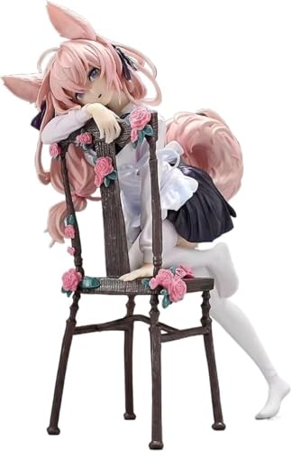 NOPQRZTU Ecchi Figur Hentai Figur Stuhl Bunny Action Anime Figur Anime Statue Sammlermodell Cartoon Spielzeug Figuren Anime Girl Collection 21 cm von NOPQRZTU