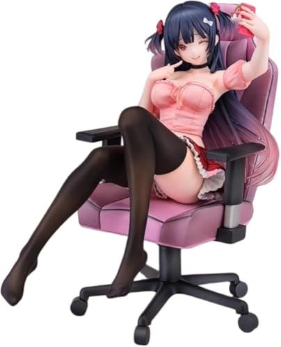 NOPQRZTU Ecchi Figure Princess of the House Anime Figure Hentaii Figure Painted Character Mode Toy Model PVC Anime Collectible 22cm (Chair Version) von NOPQRZTU