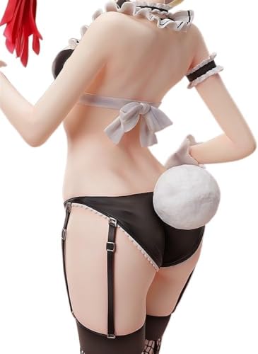 NOPQRZTU Ecchi Figuren Hentai Figuren 1/4 Maid Bunny Girl Actionfiguren Wohnkultur Sammelfiguren Anime Figur Mädchen Sammelpuppe Geschenk Abnehmbare Kleidung 45 cm (mit Sockel) (Hardware) von NOPQRZTU