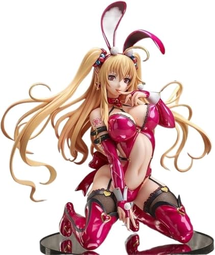 NOPQRZTU Nsfw Figur Ecchi Figur Anime Figur 1/4 Caroline-Yuri Bunny Girl Niedliche Puppe Dekoration Modell Cartoon Spielzeugfigur Anime Girl Serie 35 cm von NOPQRZTU