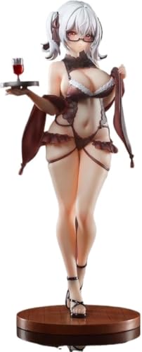 NOPQRZTU Nsfw Figur Ecchi Figur Anime Figur 1/6 Barkeeper-Cynthia-Lilith niedliche Puppe Dekoration Modell Cartoon Spielzeugfigur Anime Girl Serie 27 cm (Lilith der kleine Teufel) von NOPQRZTU