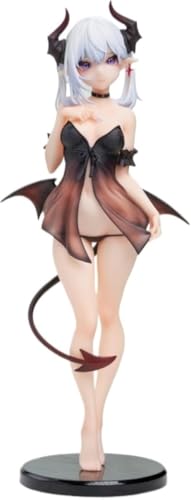 NOPQRZTU Nsfw Figur Ecchi Figur Anime Figur 1/6 Barkeeper-Cynthia-Lilith niedliche Puppe Dekoration Modell Cartoon Spielzeugfigur Anime Girl Serie 27 cm (Lilith der kleine Teufel) von NOPQRZTU