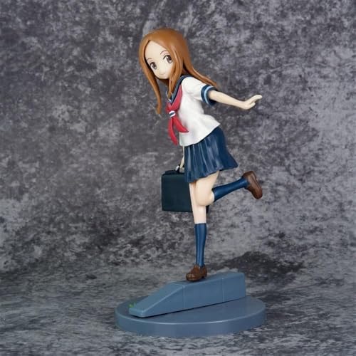 NOPQRZTU Takagi-san 1/7 Ecchi Anime Figuren Hentai Figur Actionfigur Cartoon Spielzeug Figuren Niedliche Mädchen Anime Girl Collection Figur Spielzeug Cartoon Collection 20 cm von NOPQRZTU