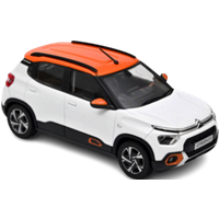 NOREV 155221 1:43 Citroën C3 (Indian market) 2021 White & Orange von NOREV