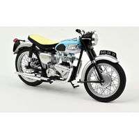 NOREV 182040 1:18 Triumph Bonneville 1959 - Light Blue & Silver von NOREV