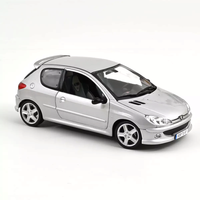 NOREV 184726 1:18 Peugeot 206 RC 2003 Aluminium Silver (Reprod 2024) von NOREV