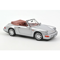 NOREV 187330 1:18 Porsche 911 Carrera 2 Cabriolet 1990 Silver von NOREV