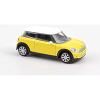 NOREV 310519 1:64 Mini Cooper One 2006 Mellow Yellow von NOREV