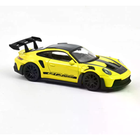 NOREV 750063 1:43 Porsche 911 GT3 RS 2022 Yellow and Black stickers Jet-car von NOREV