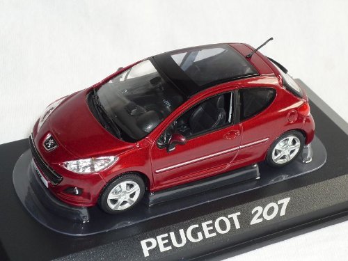 Norev Peugeot 207 Rot 3 TÜrer 2009 1/43 Modell Auto Modellauto von Norev