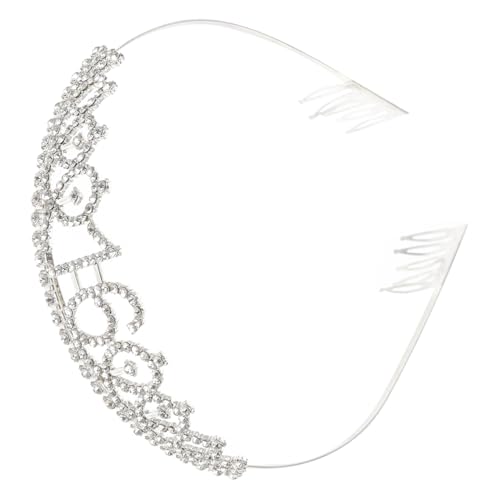 Diademe for Mädchen, 16. Geburtstagsparty-Stirnband, Geburtstag for Diadem mit Kamm, Haarband, 30. Geburtstag, Tiara, Happy Birthday, Frauengürtel, Geburtstagsparty-Gastgeschenke, Damengürtel, Krone, von NOURIS