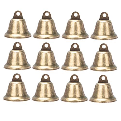 Glocke, Wanddekoration for Aufhängen, 100 Stück, Glocken, Bastelglocken, Vintage-Bronze-Schellenglocken, Mini-Glocken for Basteln, Messingglocke for Aufhängen, Hexenglocken, Vintage-Stil, Messingglock von NOURIS