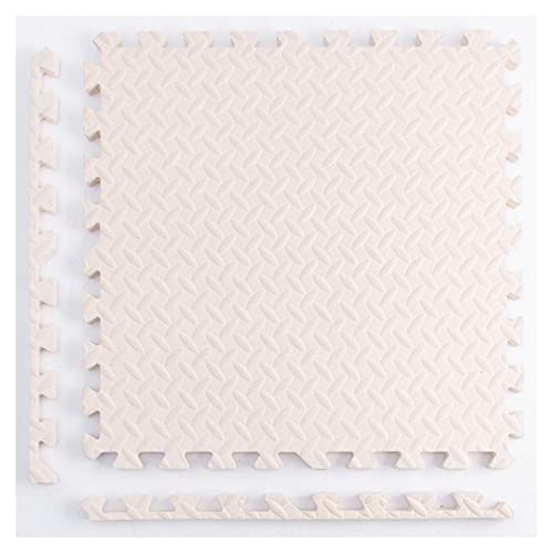 Schaumstoff-Puzzlematte, 16-teilige Puzzle-Spielmatte, 24 x 24 Zoll Schaumstofffliesen, ineinandergreifende Schaumstoffmatte, 1 Zoll dicke quadratische Schaumstofffliesen, Übungsspielmatte for das Fit von NOURIS