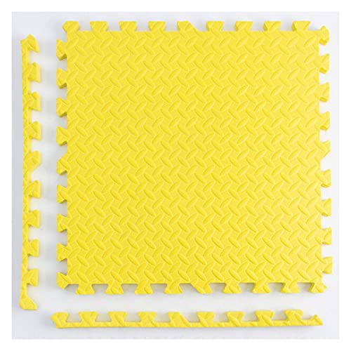 Schaumstoff-Puzzlematte, 16-teilige Puzzle-Spielmatte, 24 x 24 Zoll Schaumstofffliesen, ineinandergreifende Schaumstoffmatte, 1 Zoll dicke quadratische Schaumstofffliesen, Übungsspielmatte for das Fit von NOURIS