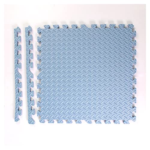 Schaumstoff-Puzzlematte, 9-teilige ineinandergreifende Schaumstoffmatte, ineinandergreifende Schaumstoff-Turnmatten, quadratische Puzzle-Trainingsmatte, Mehrzweck-Bodenfliesen aus Eva-Schaum, 61 x 61 von NOURIS