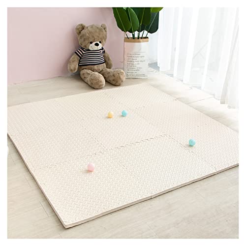 Schaumstoff-Puzzlematte, 9-teiliges Schaumstoff-Puzzlematte, ineinandergreifende Schaumstofffliesen, Splice-Krabbelmatte, dicke Anti-Fall-Bodenmatten for Schlafzimmer und Nachttisch, ineinandergreifen von NOURIS