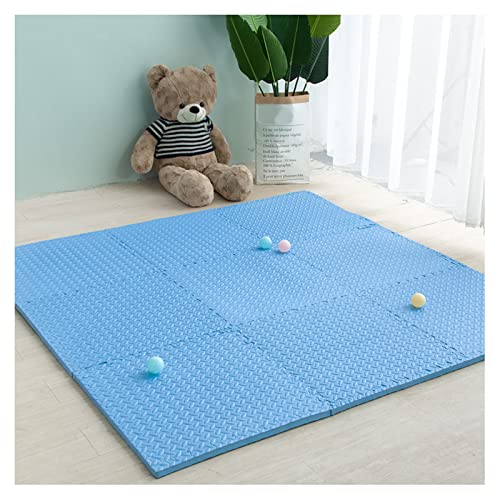 Schaumstoff-Puzzlematte, 9-teiliges Schaumstoff-Puzzlematte, ineinandergreifende Schaumstofffliesen, Splice-Krabbelmatte, dicke Anti-Fall-Bodenmatten for Schlafzimmer und Nachttisch, ineinandergreifen von NOURIS