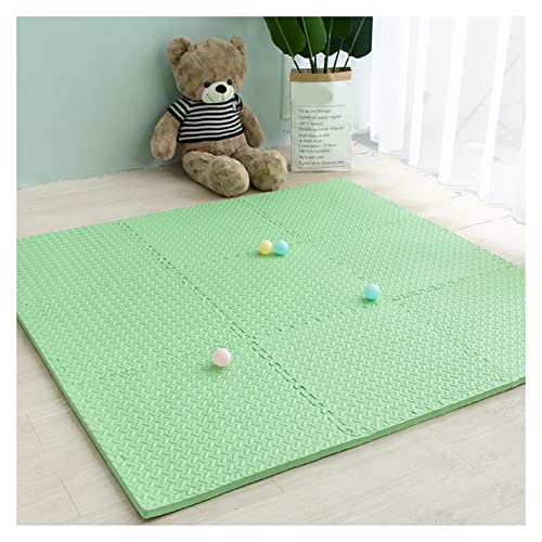 Schaumstoff-Puzzlematte, 9-teiliges Schaumstoff-Puzzlematte, ineinandergreifende Schaumstofffliesen, Splice-Krabbelmatte, dicke Anti-Fall-Bodenmatten for Schlafzimmer und Nachttisch, ineinandergreifen von NOURIS