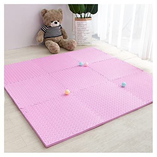 Schaumstoff-Puzzlematte, 9-teiliges Schaumstoff-Puzzlematte, ineinandergreifende Schaumstofffliesen, Splice-Krabbelmatte, dicke Anti-Fall-Bodenmatten for Schlafzimmer und Nachttisch, ineinandergreifen von NOURIS