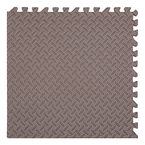 Schaumstoff-Puzzlematte, Schaumstoff-Puzzlematte 20-teilig, ineinandergreifende Schaumstoff-Bodenmatte, Klettermatte, weiche Bodenfliesen for Zuhause, Schlafzimmer, 2,5 cm dick, 60 x 60 Zoll Spielmatt von NOURIS