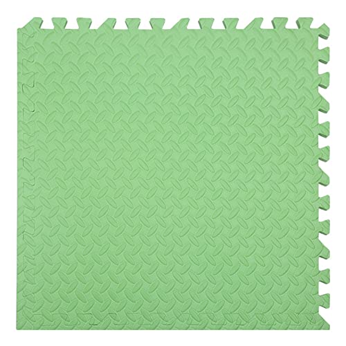 Schaumstoff-Puzzlematte, Schaumstoff-Puzzlematte 20-teilig, ineinandergreifende Schaumstoff-Bodenmatte, Klettermatte, weiche Bodenfliesen for Zuhause, Schlafzimmer, 2,5 cm dick, 60 x 60 Zoll Spielmatt von NOURIS