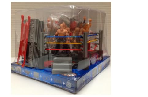 NPPHCYG Mini-Spielset Kampfspielzeug, Wrestling-Spielzeug, Wrestler-Krieger, 32 Stück Wrestling-Figuren-Spielzeug Realistische Zubehör Action Figuren Spielset für Jungen und Mädchen, Kinderspielzeug von NPPHCYG