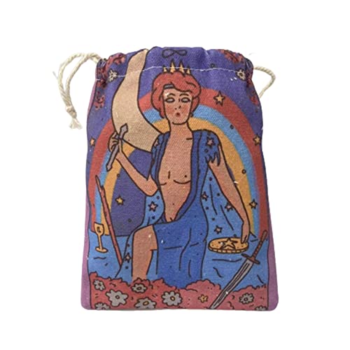 NPXUAMTJ 15 Arten Tarot Karten Aufbewahrungstasche Leinwanddruck Kordelzug Wohnaccessoires Geschenk Tarot Aufbewahrungsorganisator Für Party von NPXUAMTJ