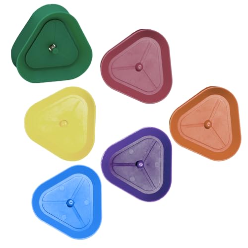 NPXUAMTJ 6Pcs Dreieckige Spielkarte Spiel Karte Organisatoren Ständer Clip Rack Tragbare Spielkarte Rack Für Karten Spiel von NPXUAMTJ