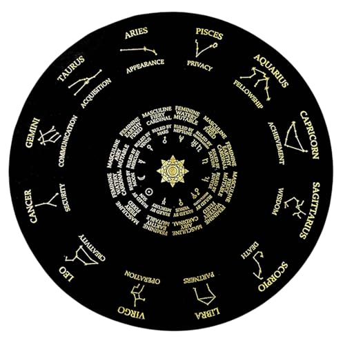 NPXUAMTJ Dowsing Divinations Witchcrafts Altars Board Metaphysical Message Board Mat Rubber Board von NPXUAMTJ