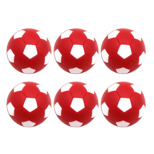 NPYQ 6 Stück Tischfußball Ersatzball Offizieller Tischspielball Offizieller 32-mm Tischfußball Fußball Tischfußball von NPYQ