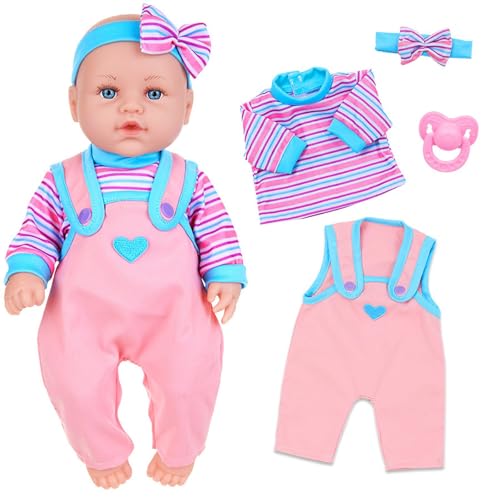 NPYQ Sammlerstück 14inch Vinyls Neugeborene Mädchen Babypuppen Realistische Kindergarten Dekore Vinyls Neugeborene Mädchen Babypuppen von NPYQ