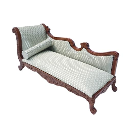 NPYQ Wohnzimmer Lounger Bett Figur Model Realistische Vintage Life Szene Puppen Tun Game Möbel Für Couch von NPYQ