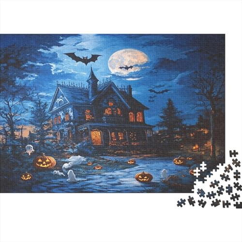 Schloss Jigsaw Puzzles 1000 Pieces Intellectual Challenge Unique Gift Wood Eco-Friendly Materials Exhibition for Kids 1000pcs (75x50cm) von NQHXLRUDC