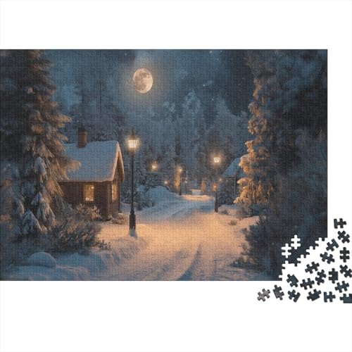 Weihnachten Puzzles 1000-teilige Lernspiel Einzigartiges Geschenk Märchen Limited Edition Für Erwachsene Und Kinder 1000pcs (75x50cm) von NQHXLRUDC