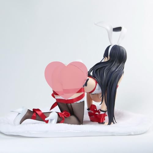 NSFWFIGUCI 1/4 Bunny Girl Ecchi Figur Hentai Figur nsfw Anime Girl Figur Süße Puppe Dekor Modell Cartoon Anime Girl Collection 31cm/12in(Maria-Hard Chest) von NSFWFIGUCI