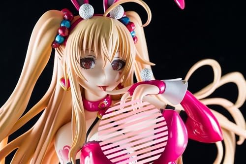 NSFWFIGUCI 17,8 Zoll Ecchi-Figur Anime Caroline Lily Bunny Ver. Mädchen 1/4 Figur, Waifu-Figur, Hentaii-Figur, Dekoration Ornamente Nime-Sammlung Puppengeschenk Modellspielzeug von NSFWFIGUCI