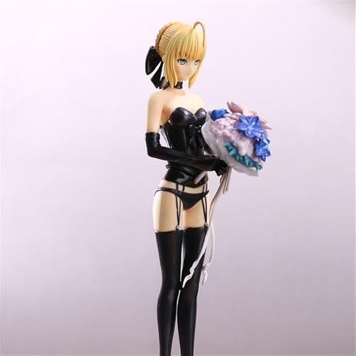 NSFWFIGUCI 9,1 Zoll Ecchi-Figur, Anime-Mädchen-Figur, Waifu-Figur, Hentaii-Figur, Dekorations-Ornamente, Nime-Sammlung, Puppengeschenk, Modellspielzeug(Black) von NSFWFIGUCI