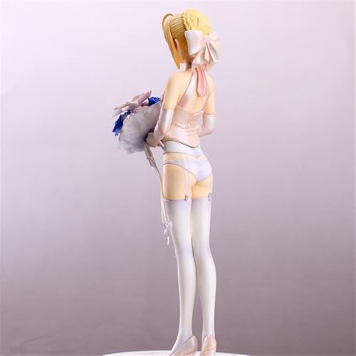 NSFWFIGUCI 9,1 Zoll Ecchi-Figur, Anime-Mädchen-Figur, Waifu-Figur, Hentaii-Figur, Dekorations-Ornamente, Nime-Sammlung, Puppengeschenk, Modellspielzeug(White) von NSFWFIGUCI