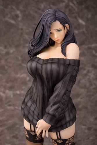 NSFWFIGUCI Kujo Shiho 1/6 Ecchi-Figur Hentai-Figur nsfw Anime-Mädchenfigur Süßes Puppendekormodell Cartoon-Anime-Mädchensammlung 30 cm(Black) von NSFWFIGUCI