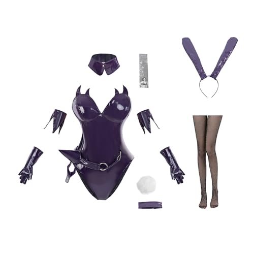 NSPSTT Bunny Girl Cosplay Lila Bunny Kostüm Frau Anime Cosplay Anzug von NSPSTT