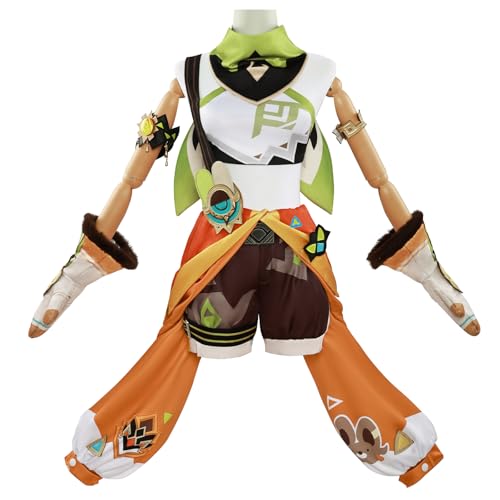 NSPSTT Kachina Kostüm Genshin Impact Cosplay, Kachina Genshin Kostüm, Spiel, Cosplay-Kostüme für Damen, Größe L von NSPSTT