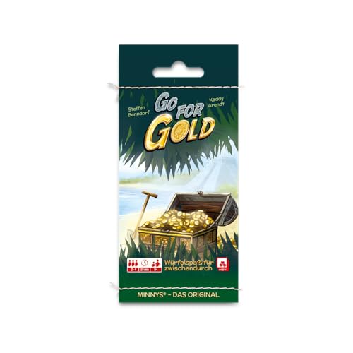 NSV - 3611 - MINNYS - GO for Gold - Kleines Würfelspiel - Plastikfrei von NSV