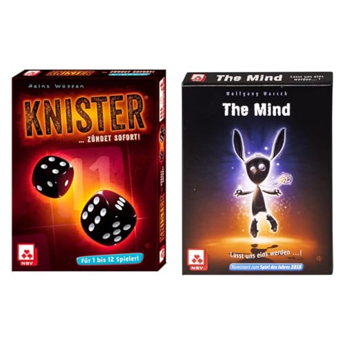 NSV - 4050 - KNISTER - Würfelspiel & 4059 - The Mind - Kartenspiel von NSV