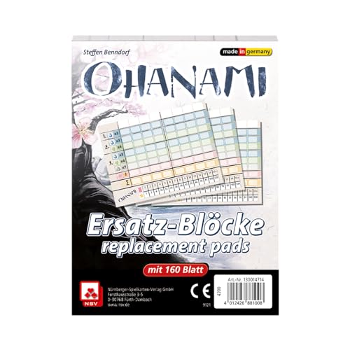 NSV - 4090 - OHANAMI - Ersatzblock - Kartenspiel von NSV