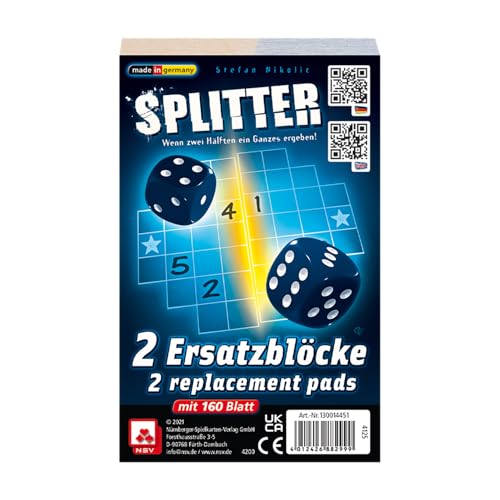 NSV - 4125 - Splitter - Ersatzblöcke - Würfelspiel von NSV